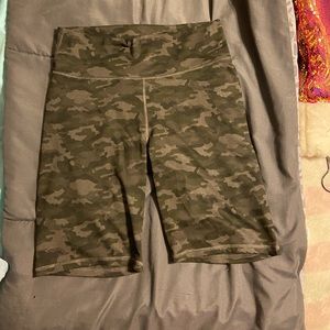 Camo bike shorts